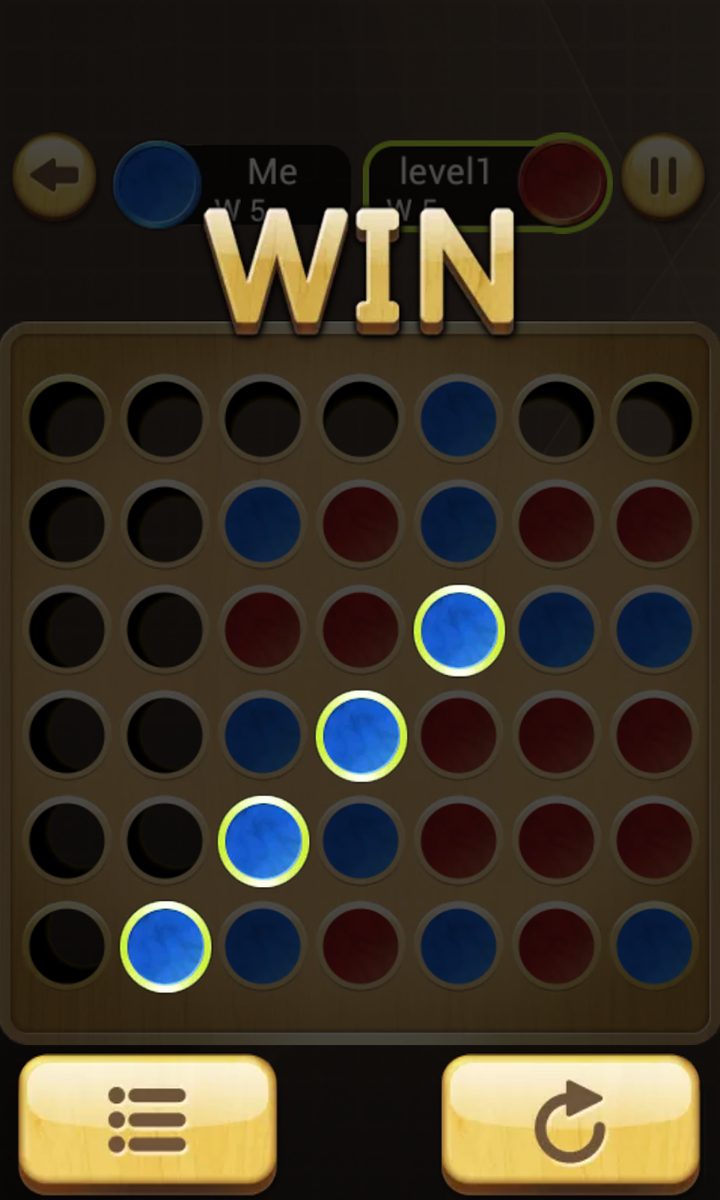 4 in a row king 遊戲截圖