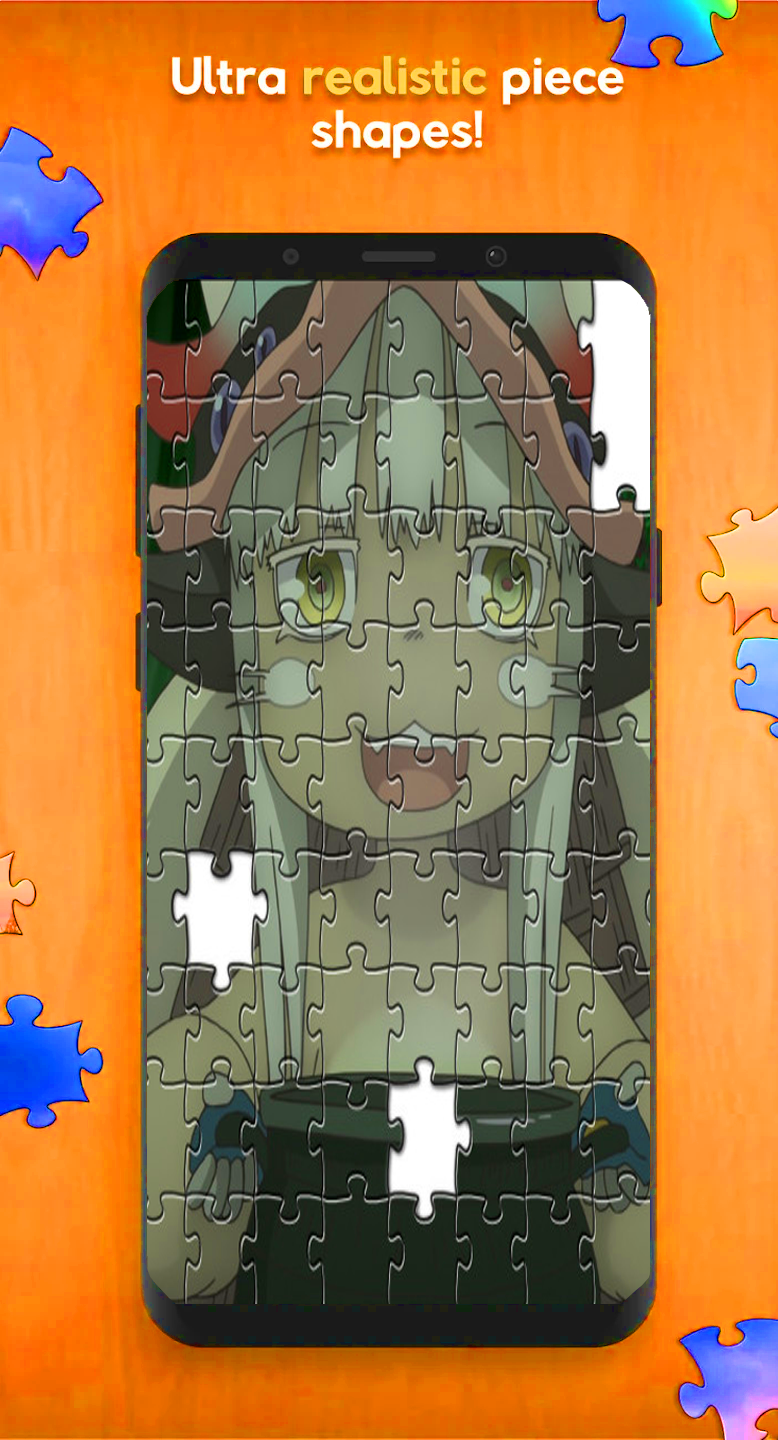 Made in Abyss Anime Puzzle Game Screenshot