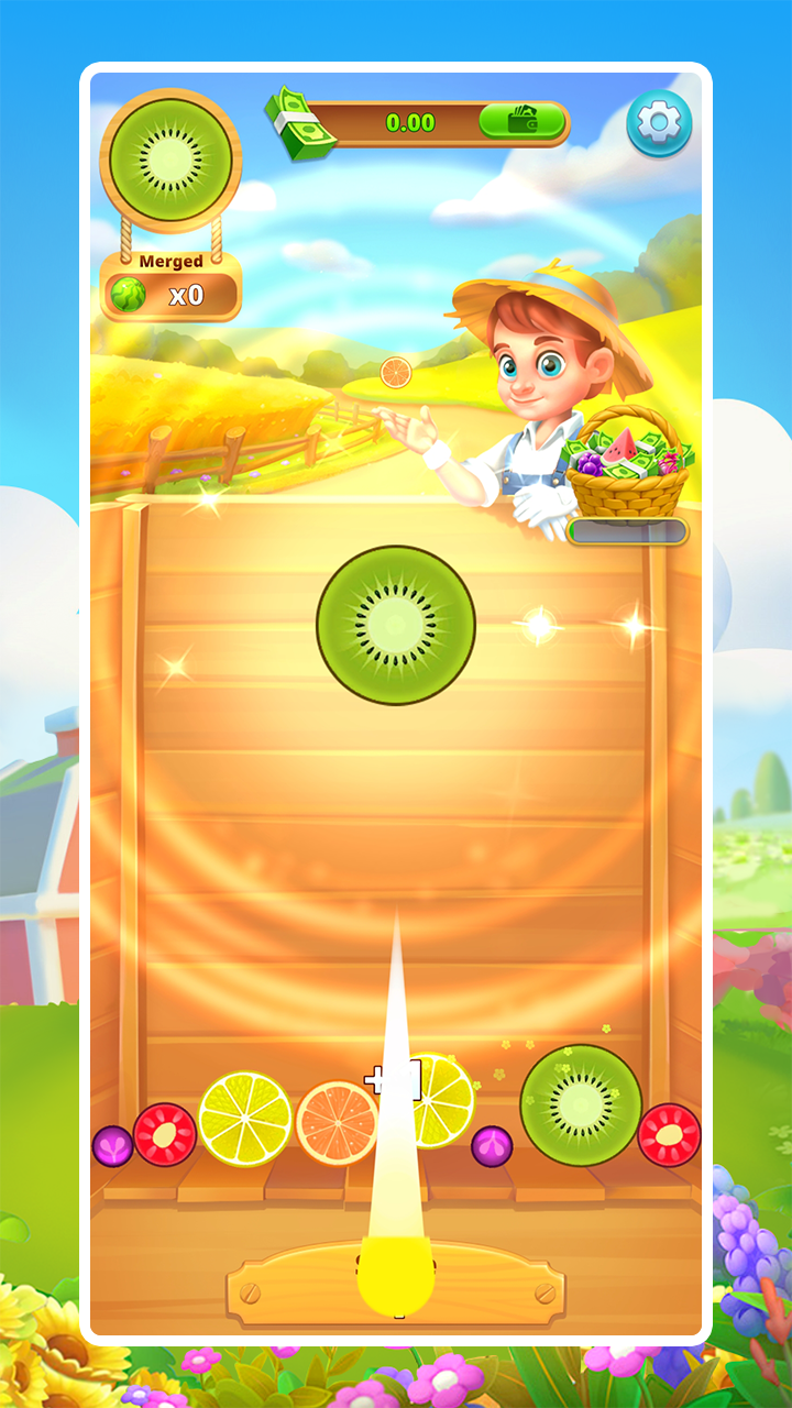 Happy Fruit Fusion Game Screenshot