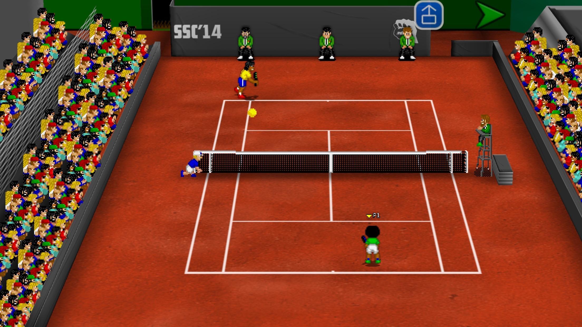 Screenshot 1 of Tennis Champs ត្រឡប់មកវិញ 