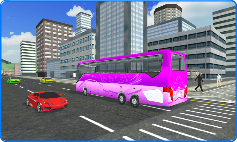 Captura de Tela do Jogo City Bus Simulator - Impossible Bus & Coach Drive