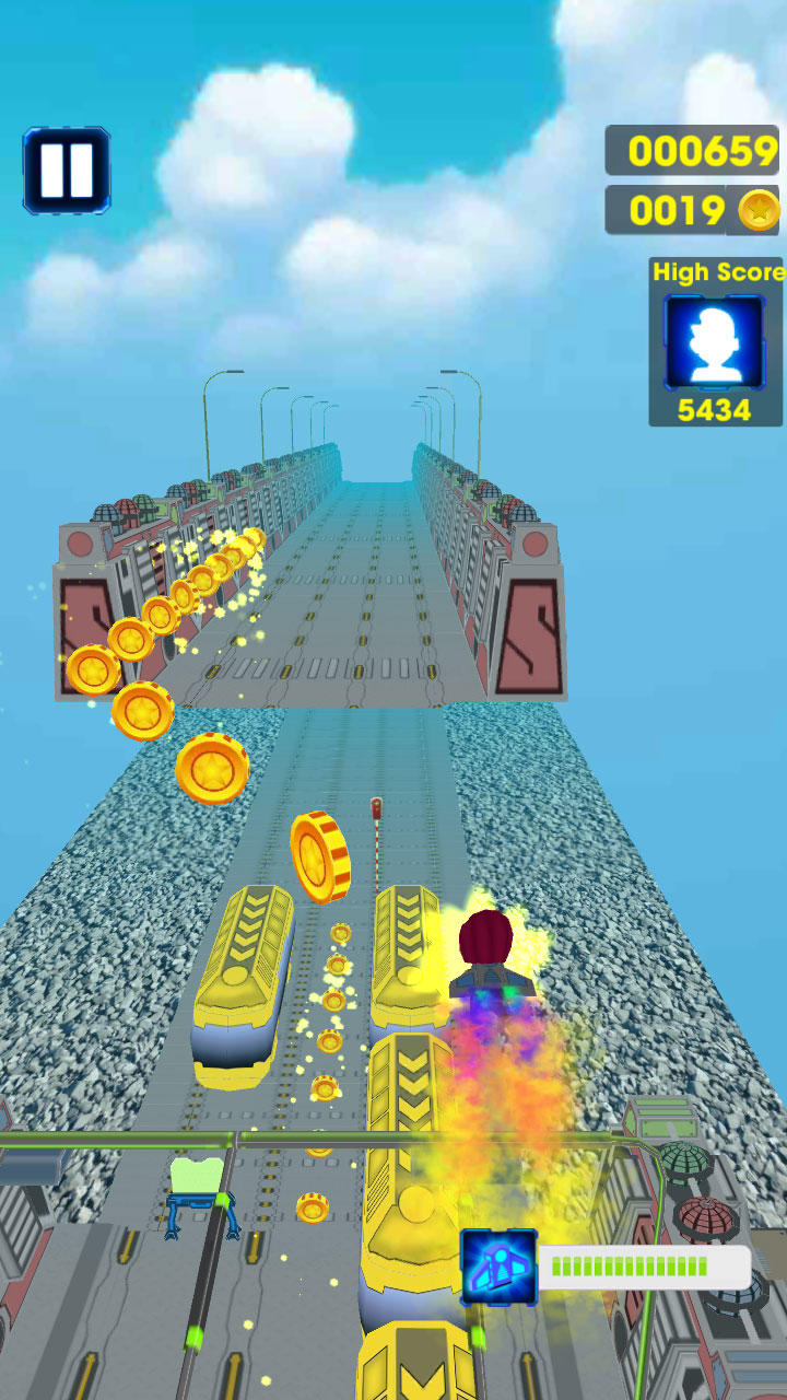 Space Subway 3D Game Screenshot