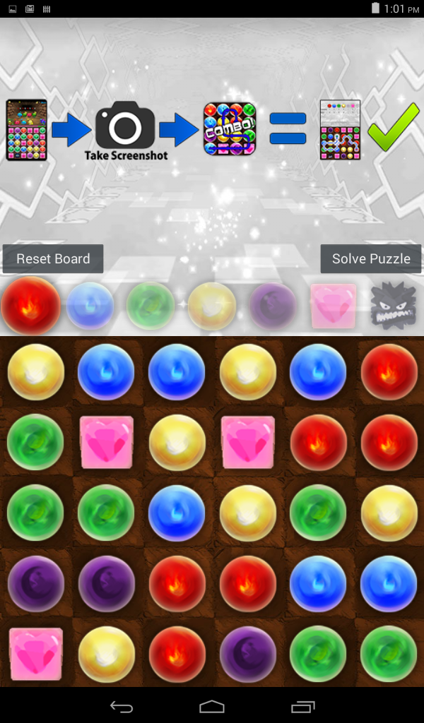 Screenshot of Solver for Puzzle & Dragons