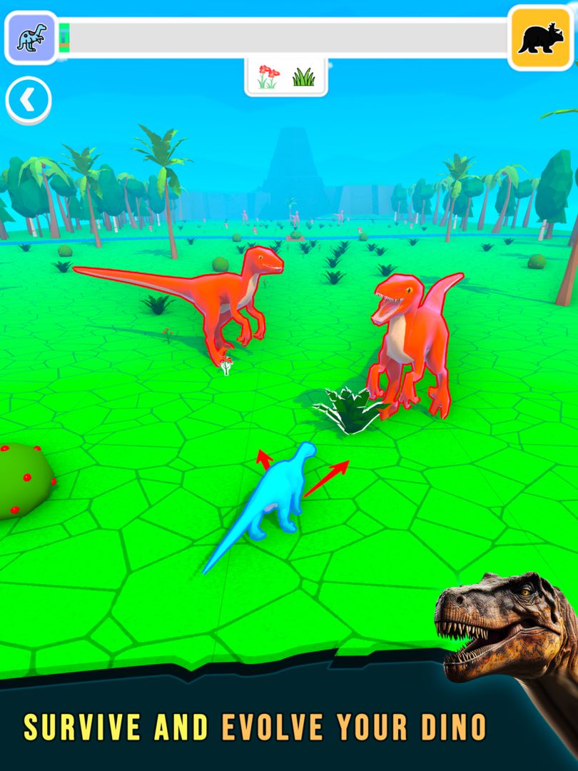 Dino Domination ภาพหน้าจอเกม