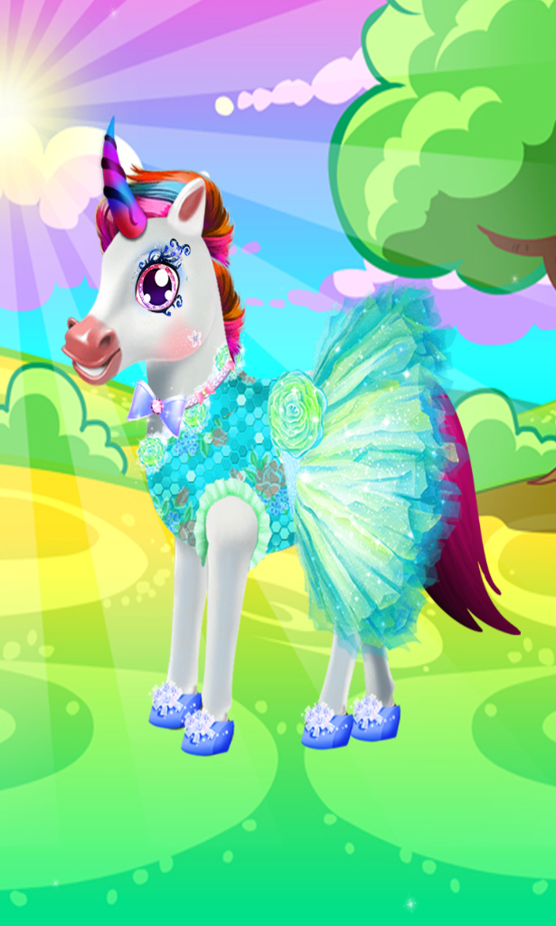 Unicorn Dress Up , Make Up & G screenshot game