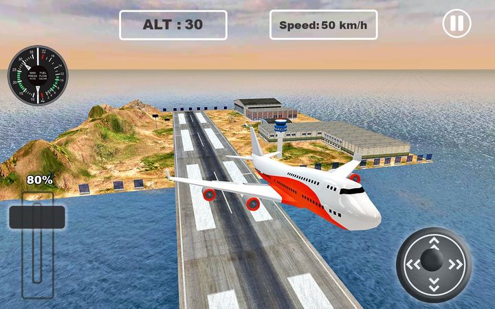 Screenshot 1 of Fly Jet Airplane - Real Pro Pilot Flight Sim 3D 1.0.1