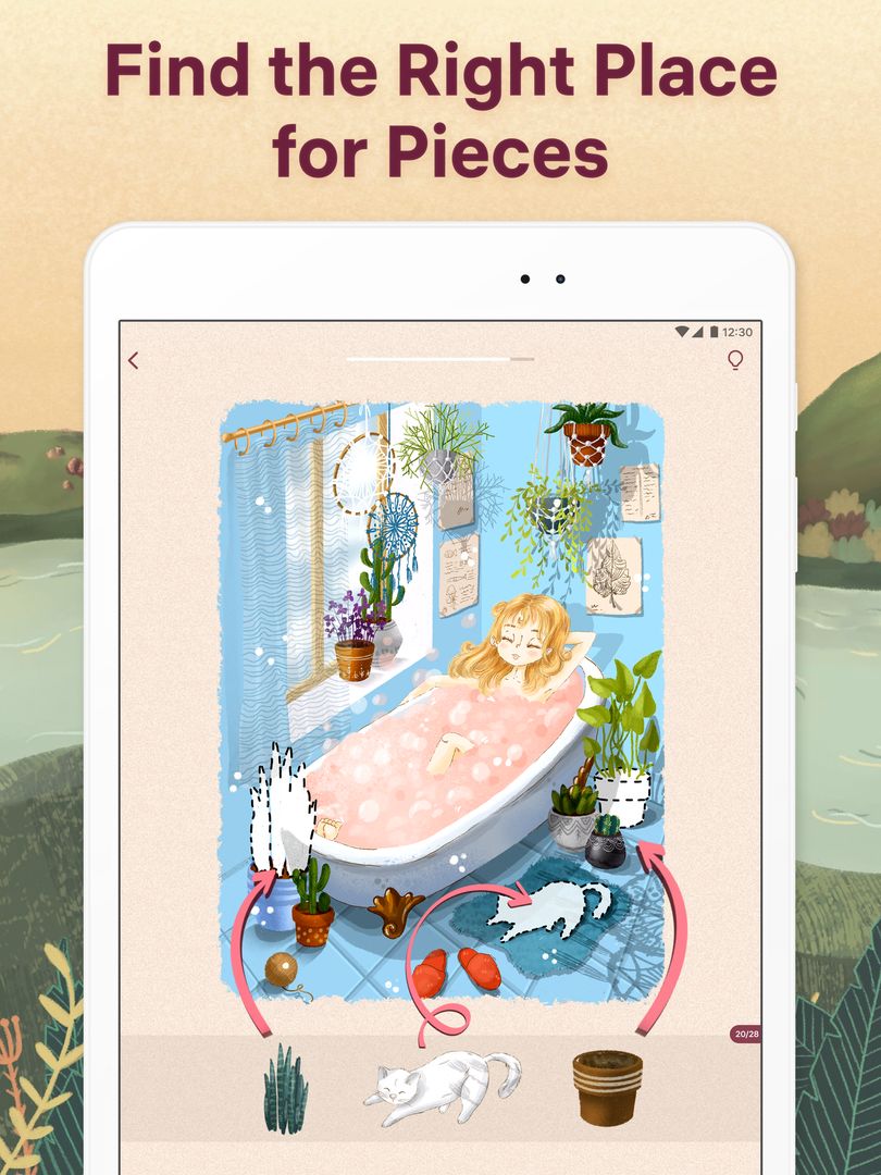 Screenshot of Art Puzzle - jigsaw art games