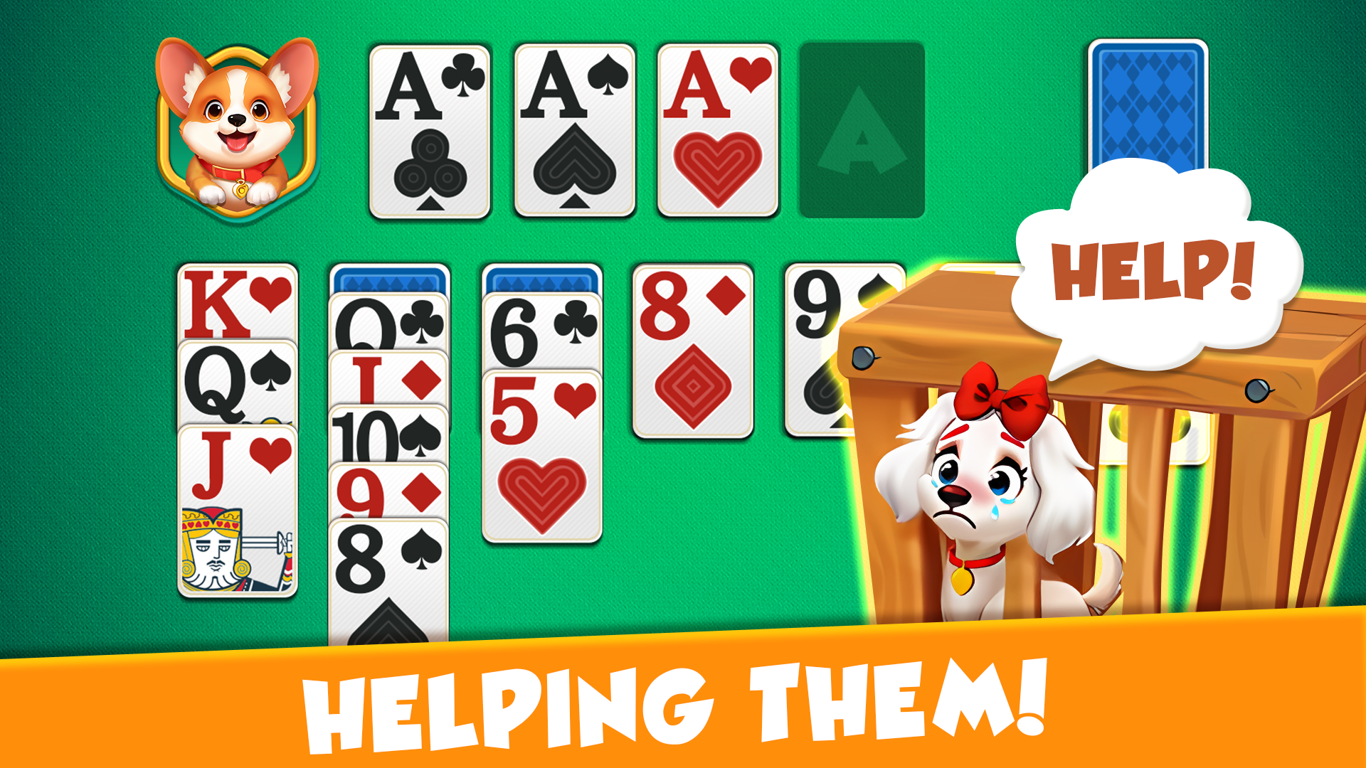 Solitaire Farm: My Little Pety Game Screenshot