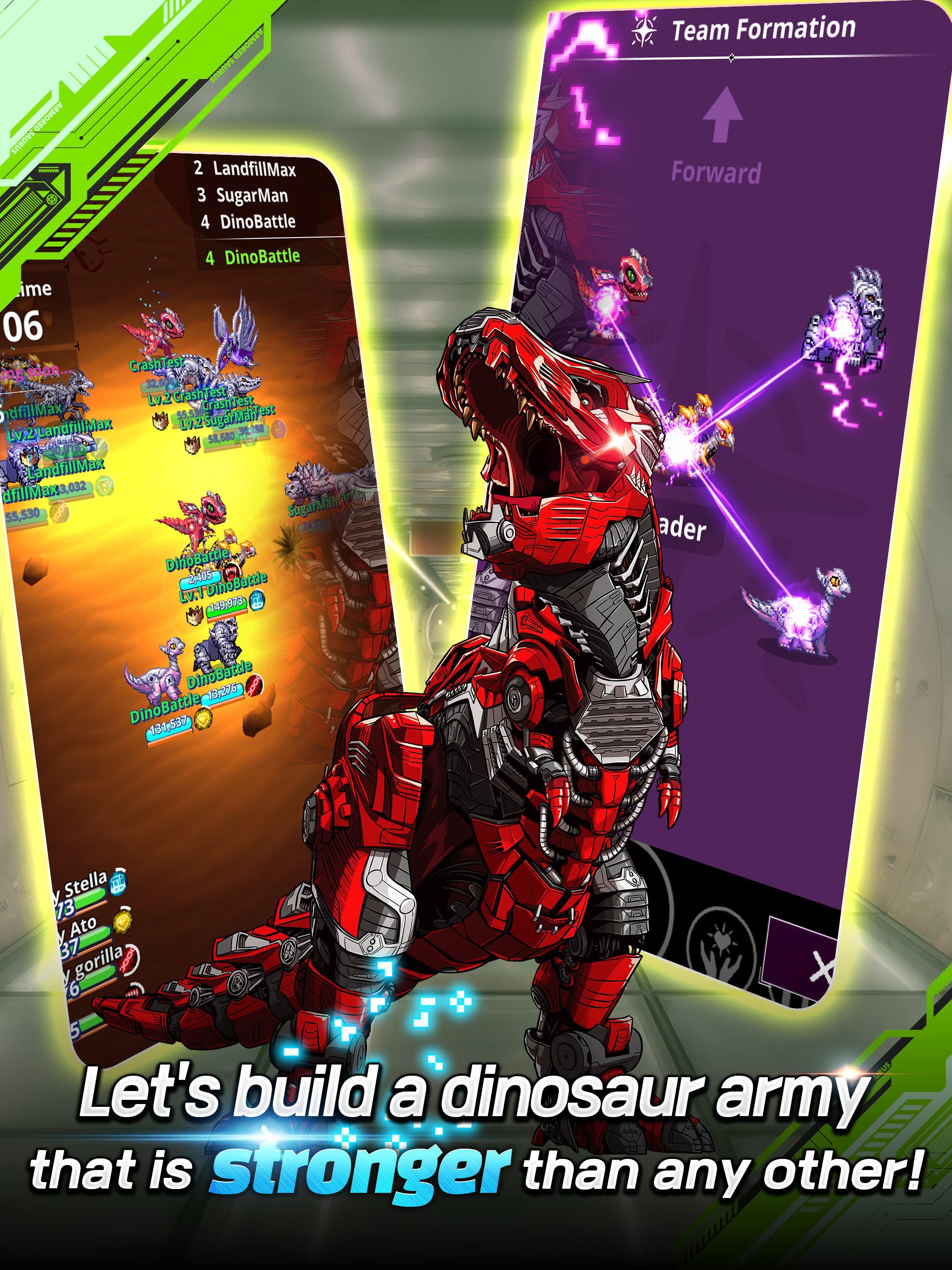 Dino Battle : Armored Saurus ภาพหน้าจอเกม