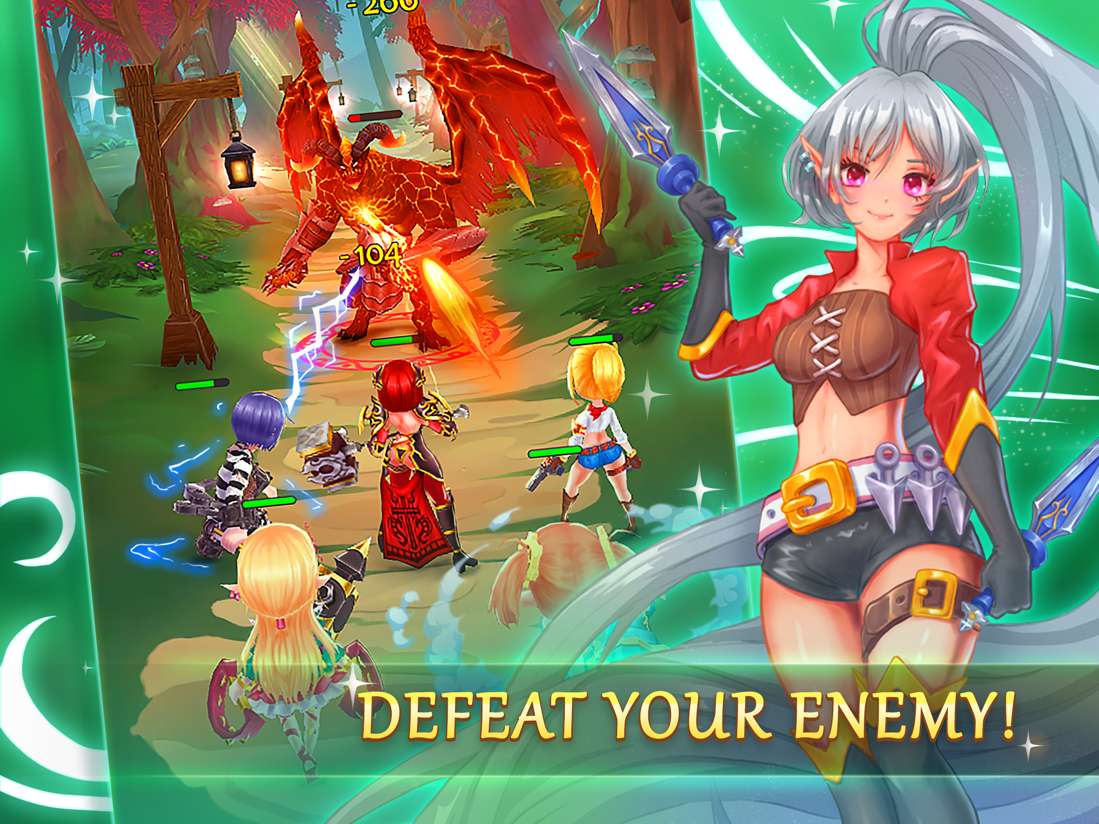 Waifu vs Kaiju Game Screenshot