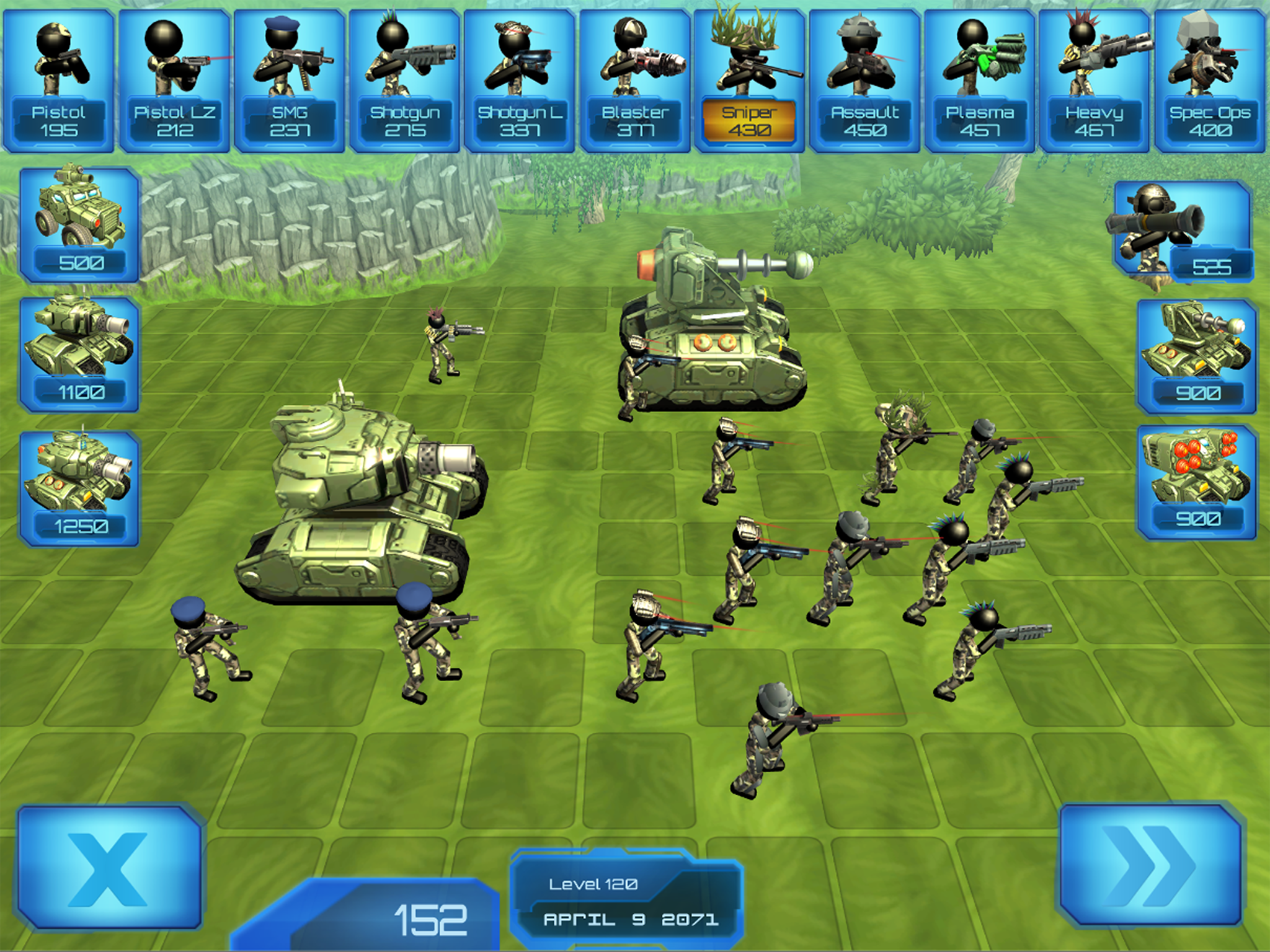 Stickman Tank Battle Simulator Game Screenshot