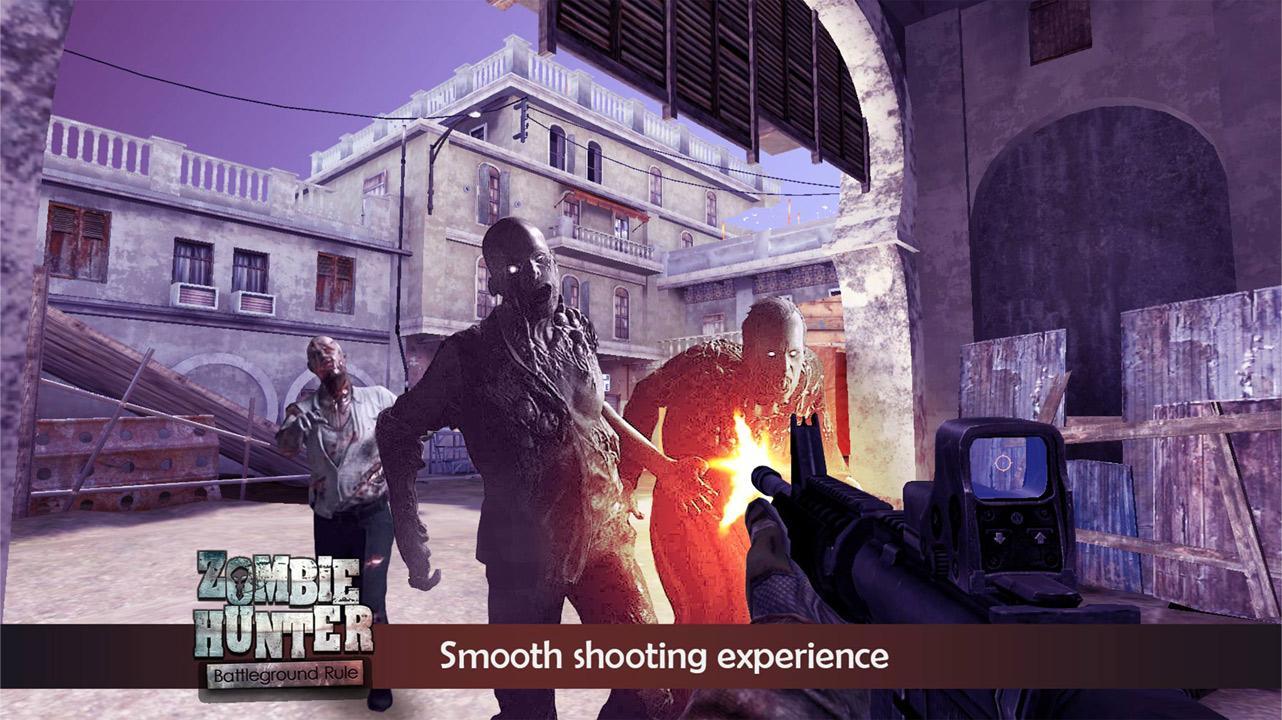 Zombie Hunter : Battleground Rules Game Screenshot