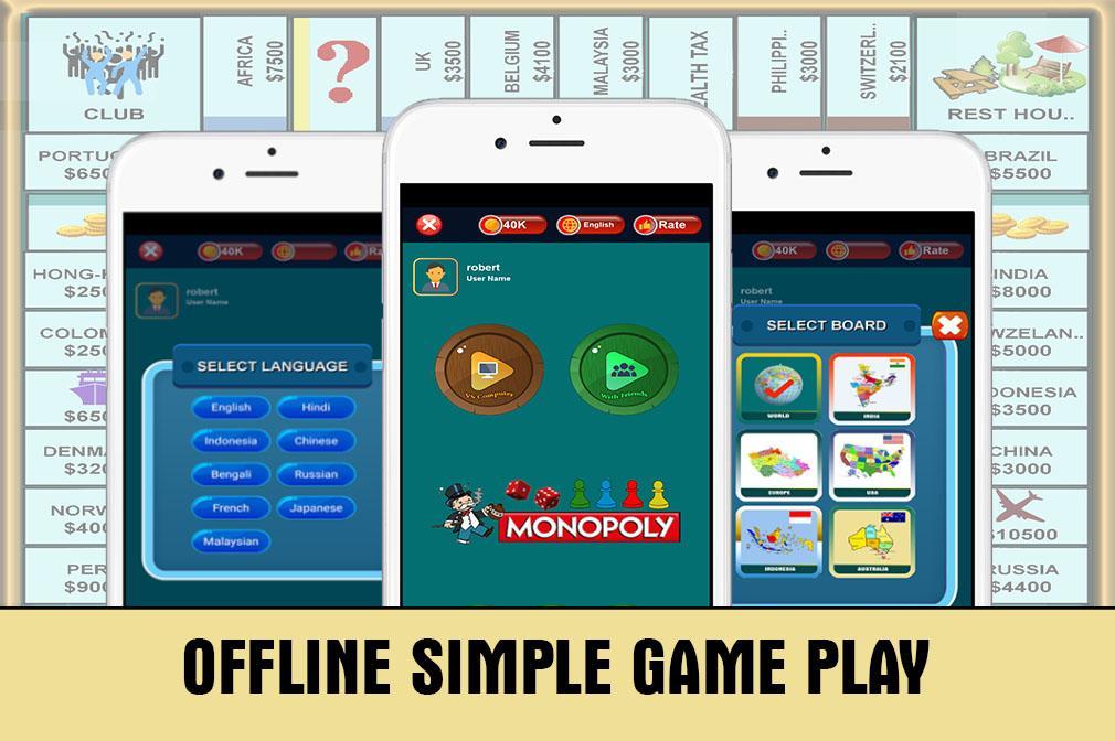 Screenshot of Monopoly Board - Business World