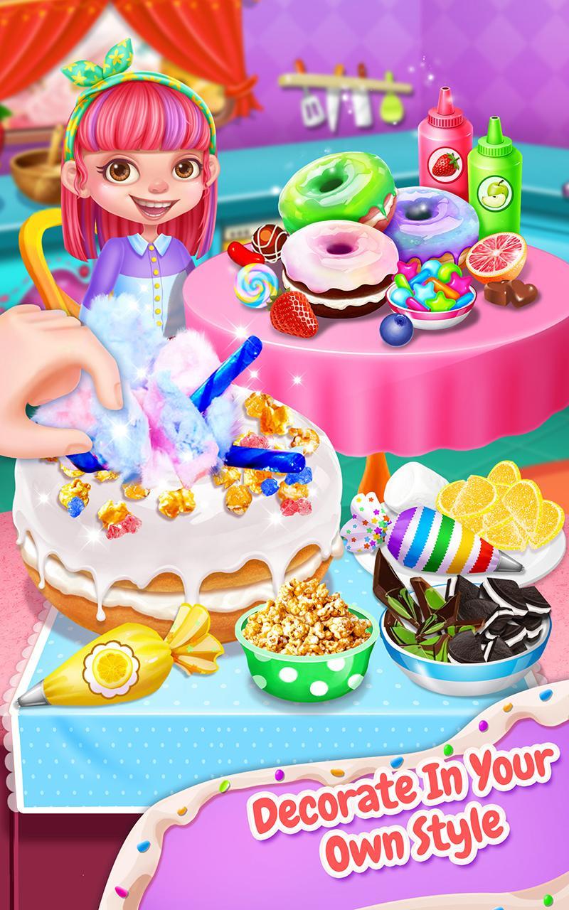 Sweet Donut Cake Maker Game Screenshot