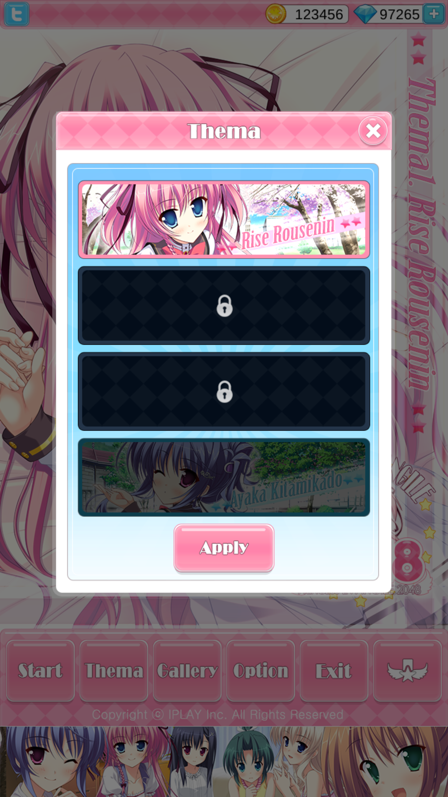 Cuplikan Layar Game 에반젤 2048