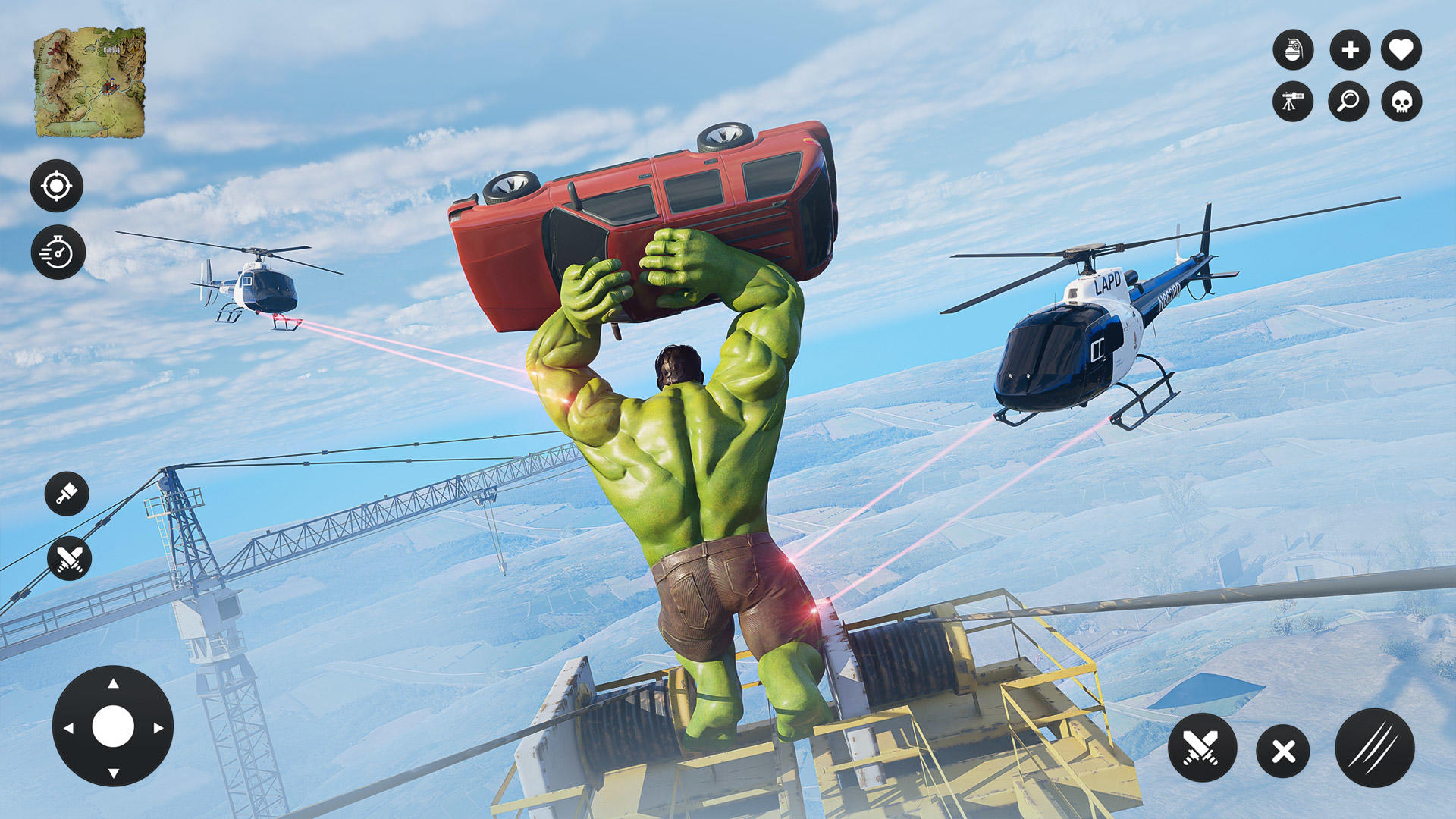 Incredible Monster Crime City Game Screenshot