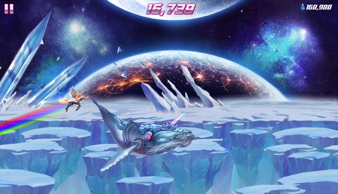 Robot Unicorn Attack 2 screenshot game