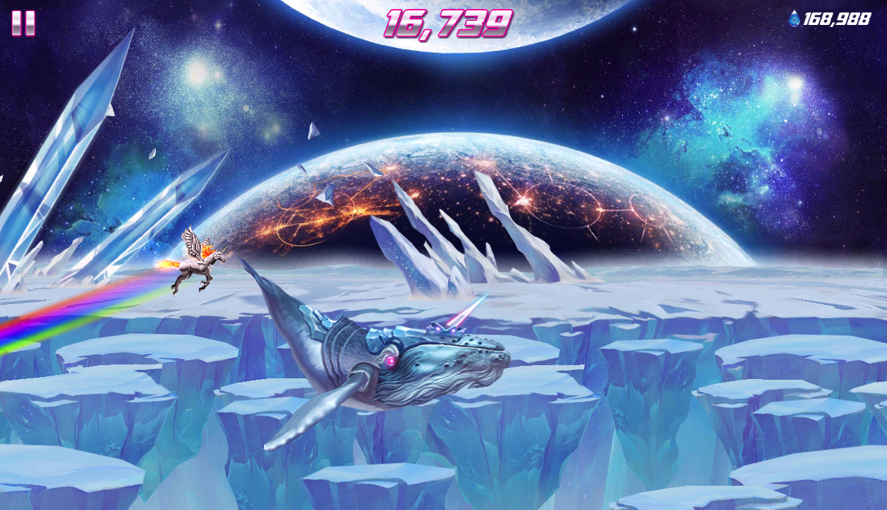 Robot Unicorn Attack 2 게임 스크린샷