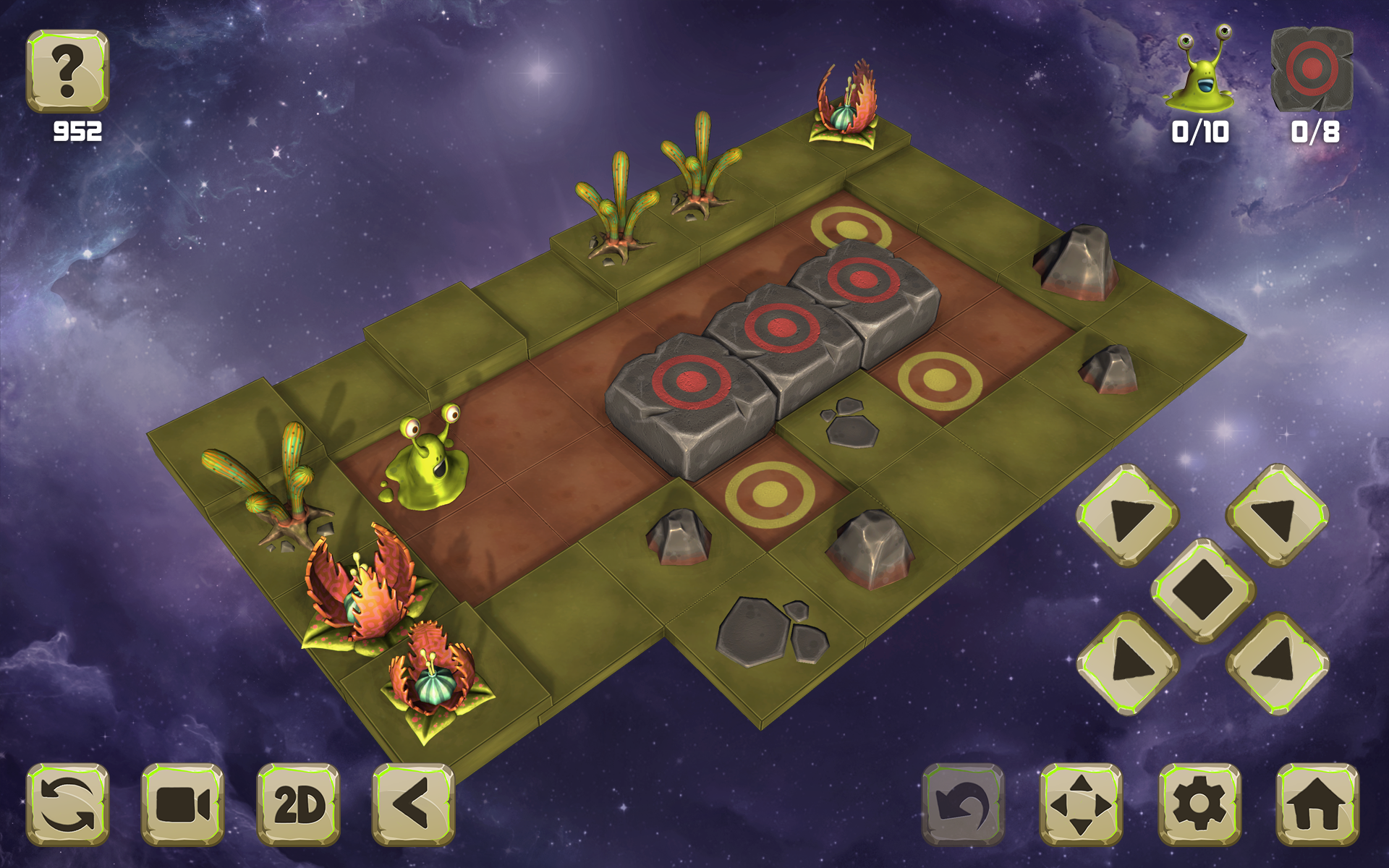 Cuplikan Layar Game Sokoban Galaxies 3D