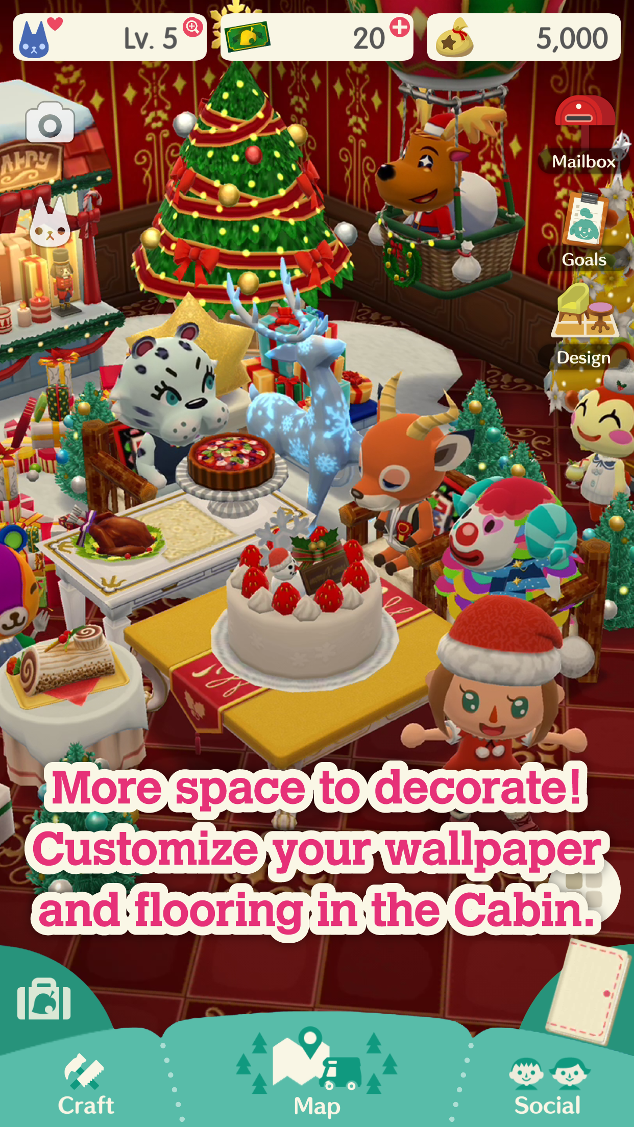 Screenshot of Animal Crossing: Pocket Camp