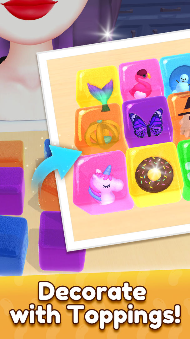 ASMR Rainbow Jelly screenshot game