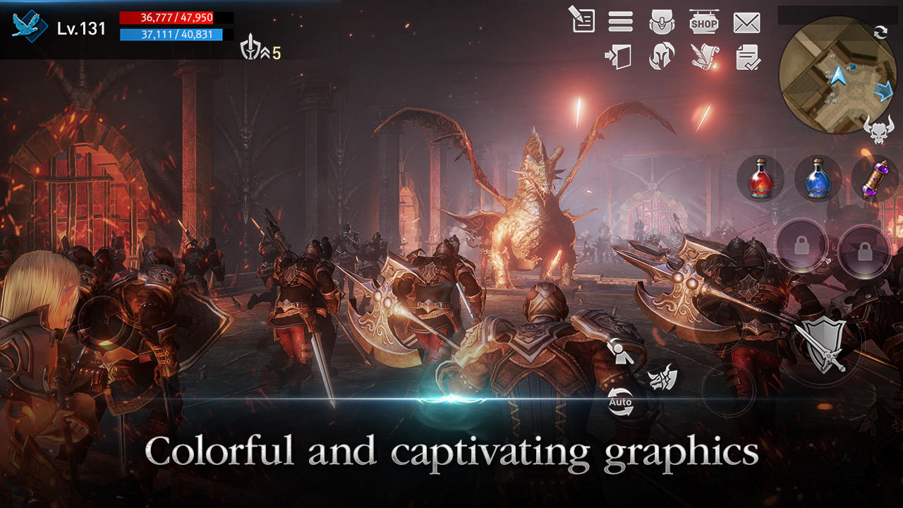 Lineage2 Revolution ゲームのスクリーンショット