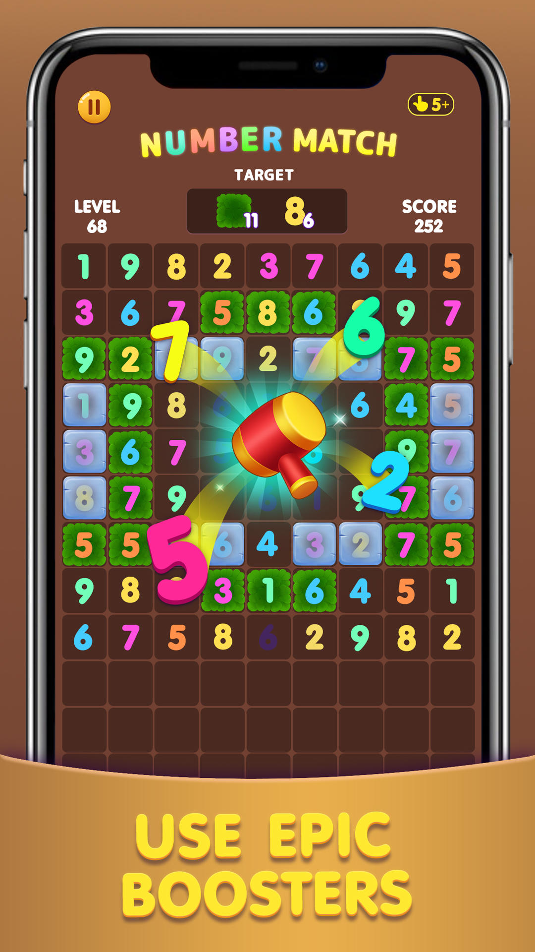 Number Match: Ten Crush Puzzle ภาพหน้าจอเกม