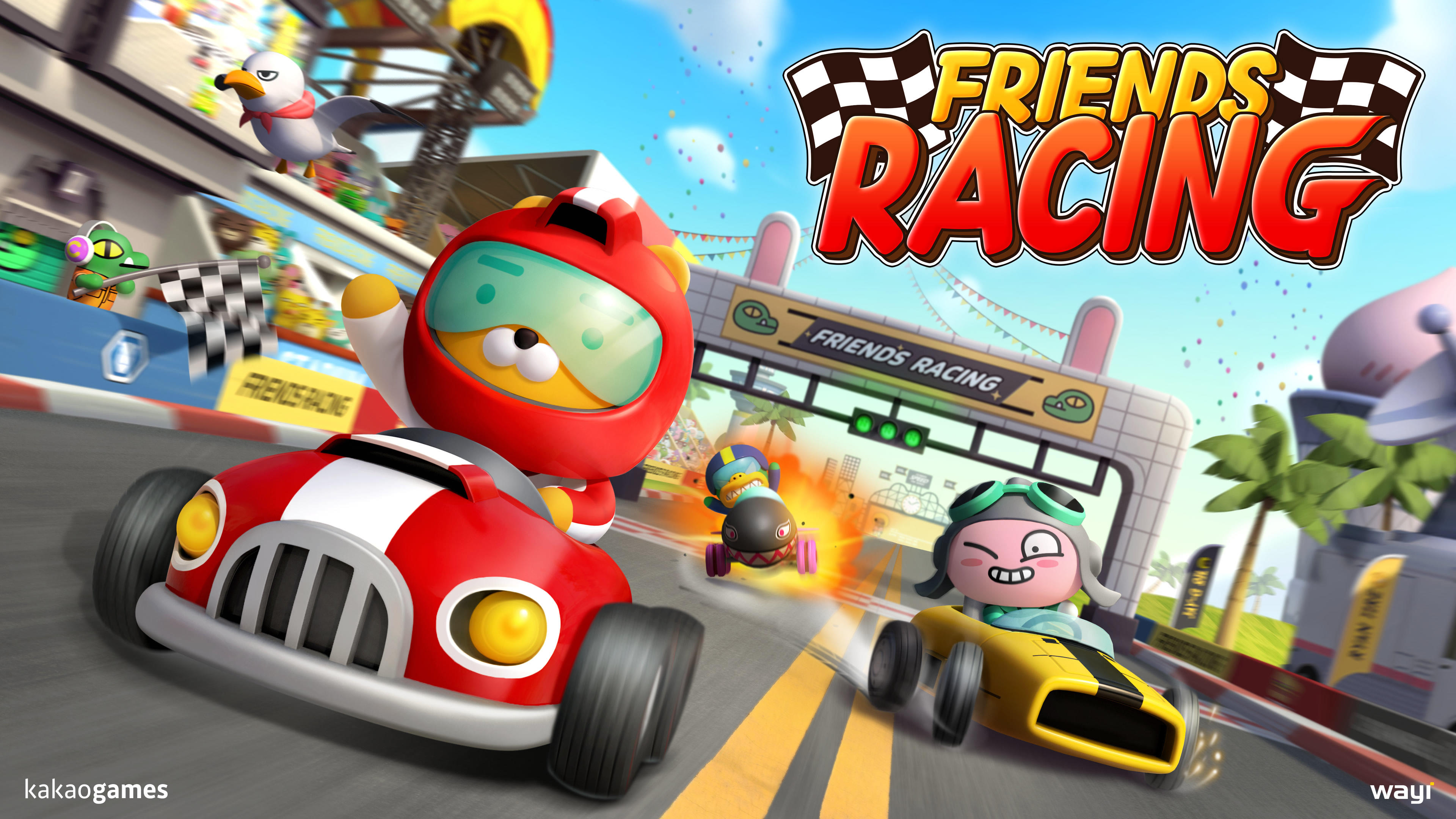 Cuplikan Layar Game Friends Racing