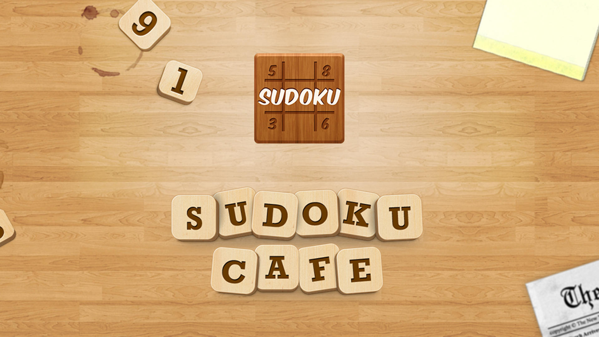 Sudoku Cafe Game Screenshot