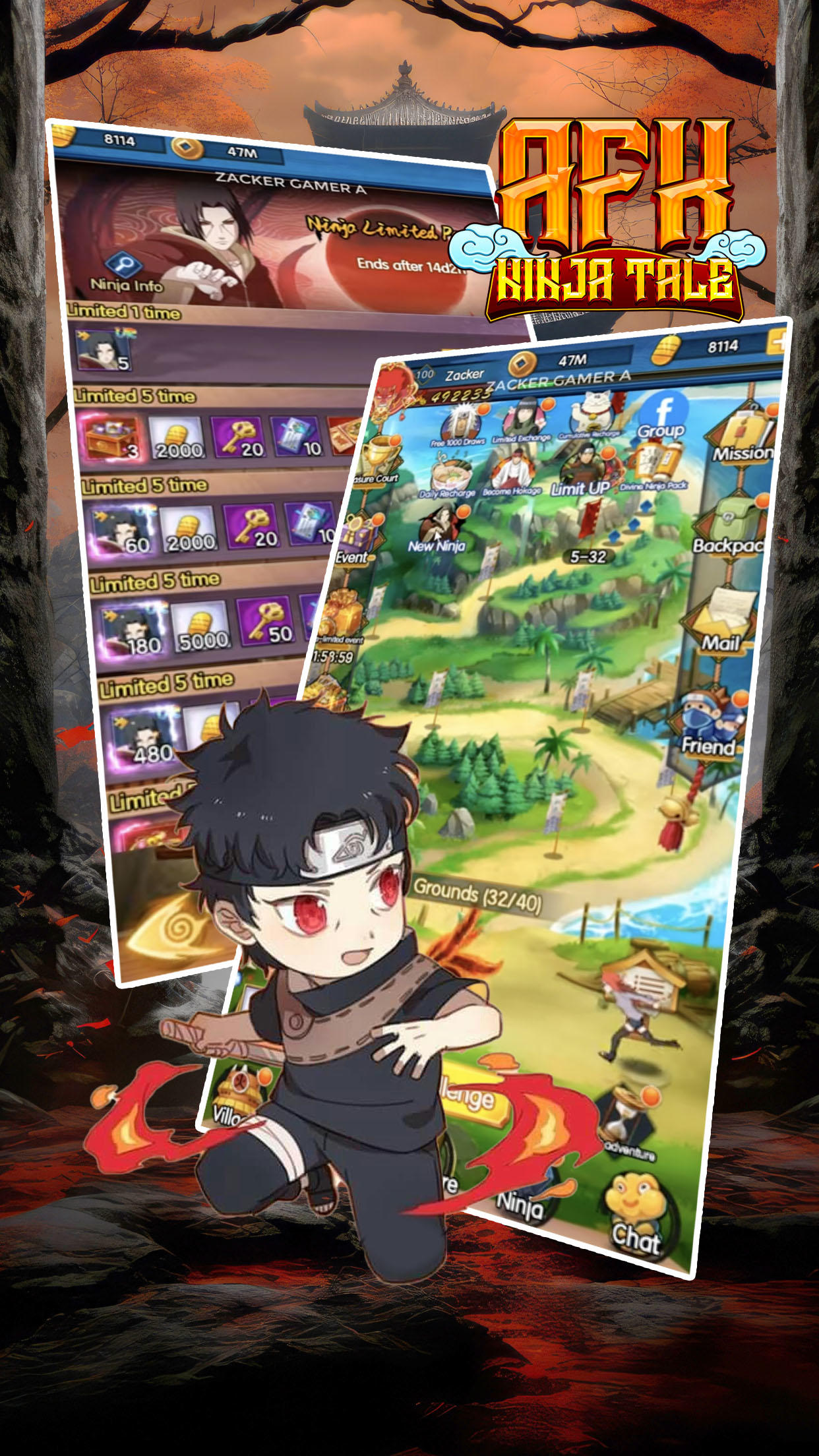 AFK Ninja Tale Game Screenshot