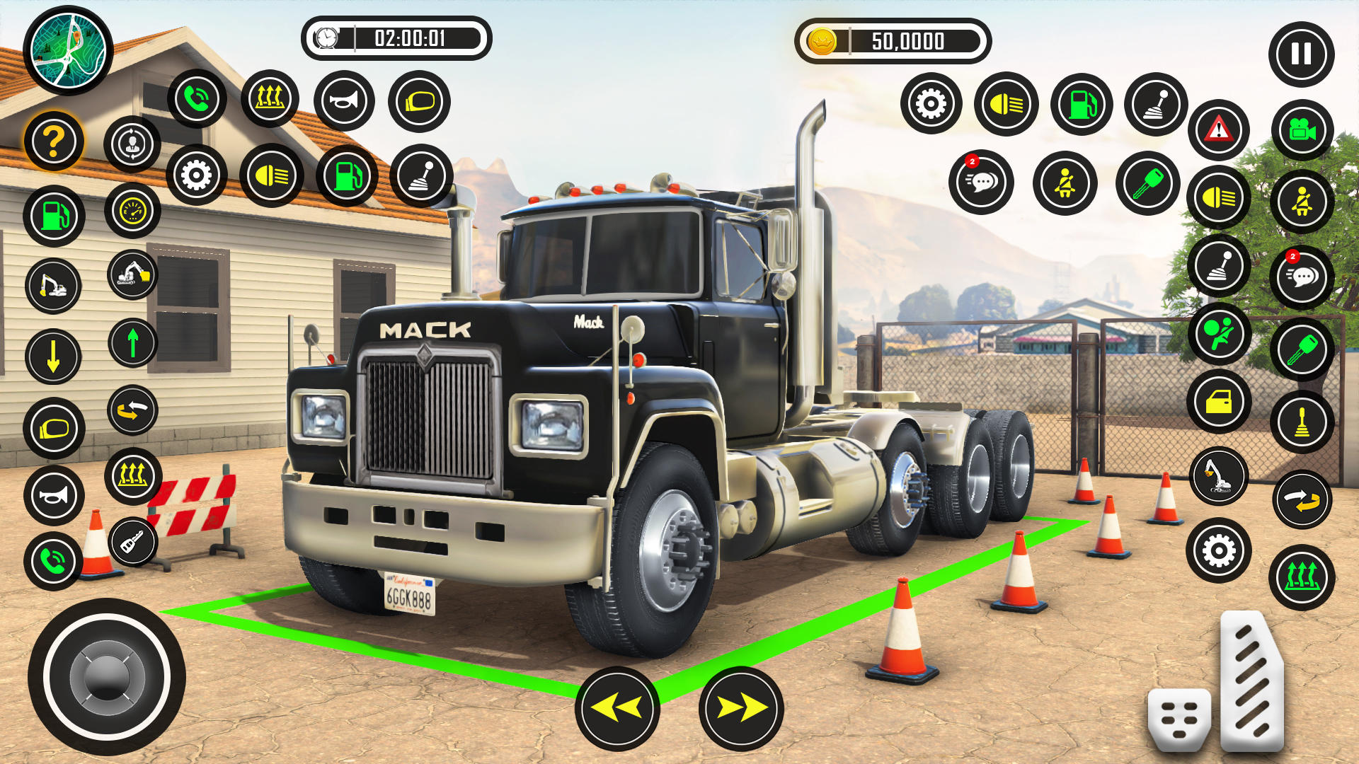 Advance Truck Parking Games 3D Game Screenshot
