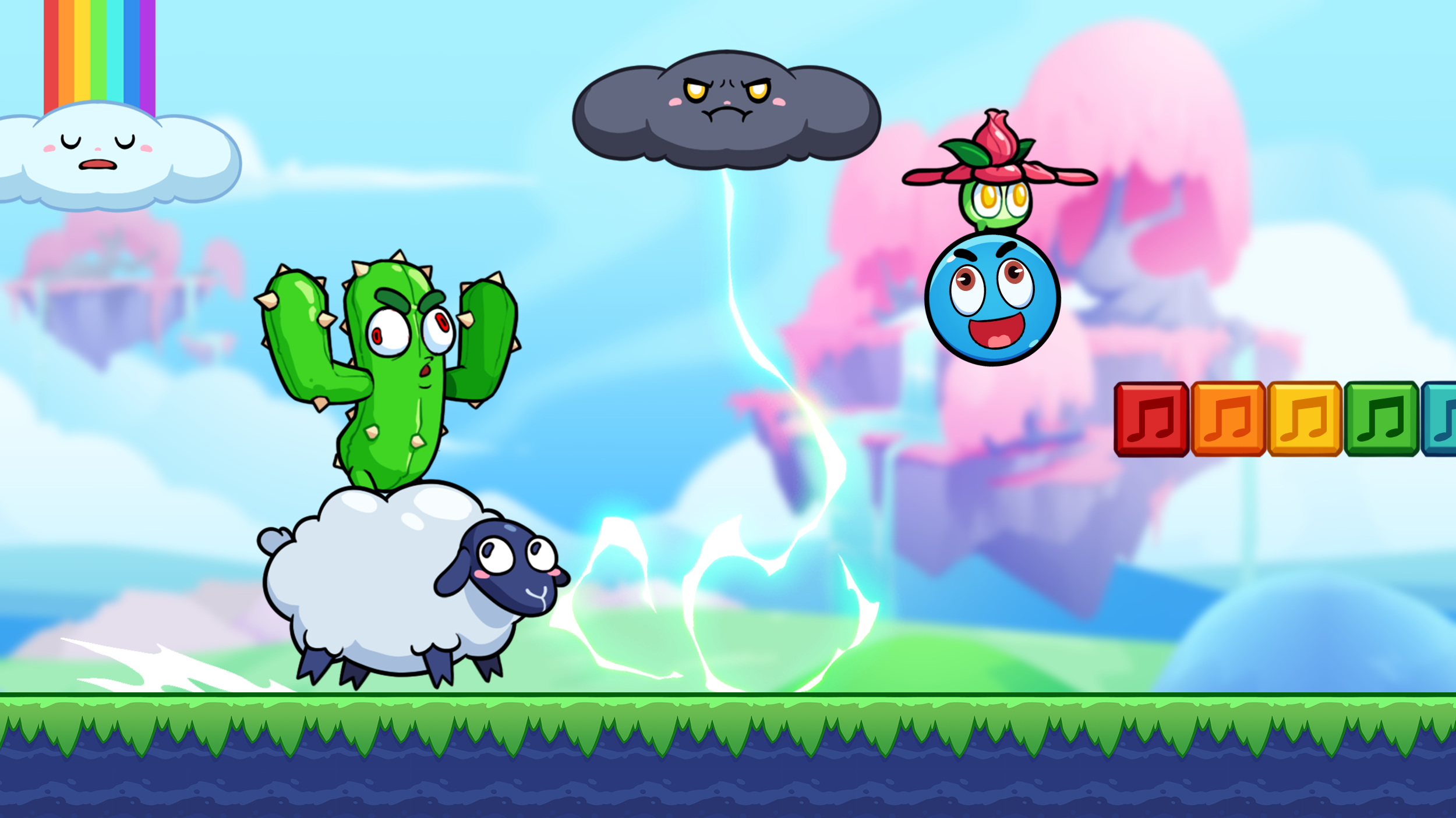 Ball W: Roll to Miracle Island Game Screenshot