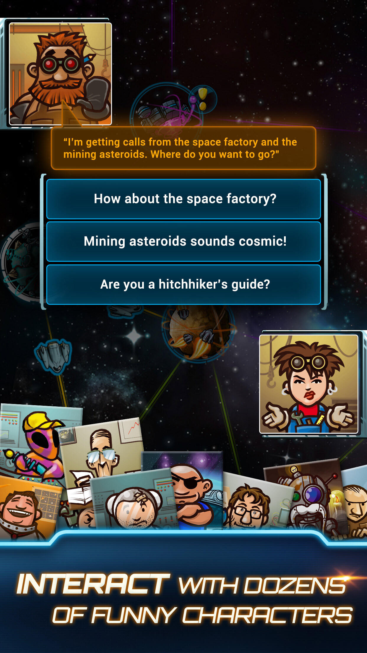 Screenshot of Galaxy Trucker