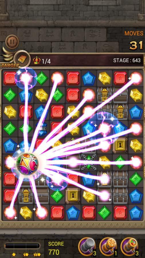 Jewels Temple Game Screenshot