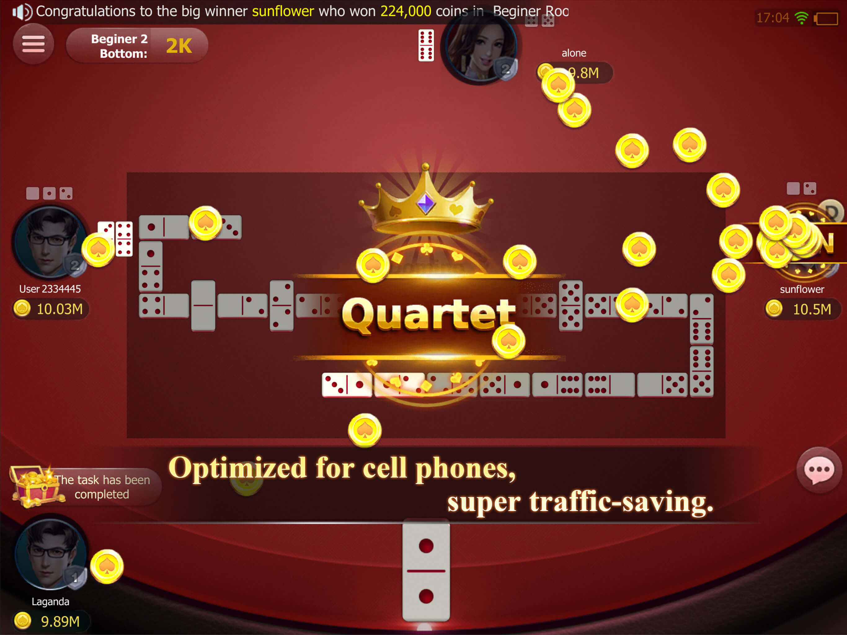 Screenshot of High Domino Online