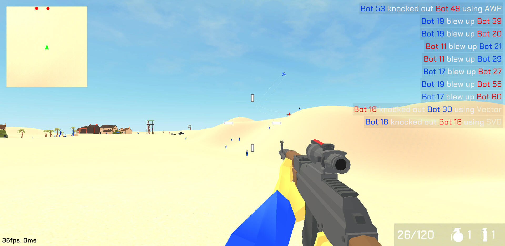 Screenshot of Retro Combat