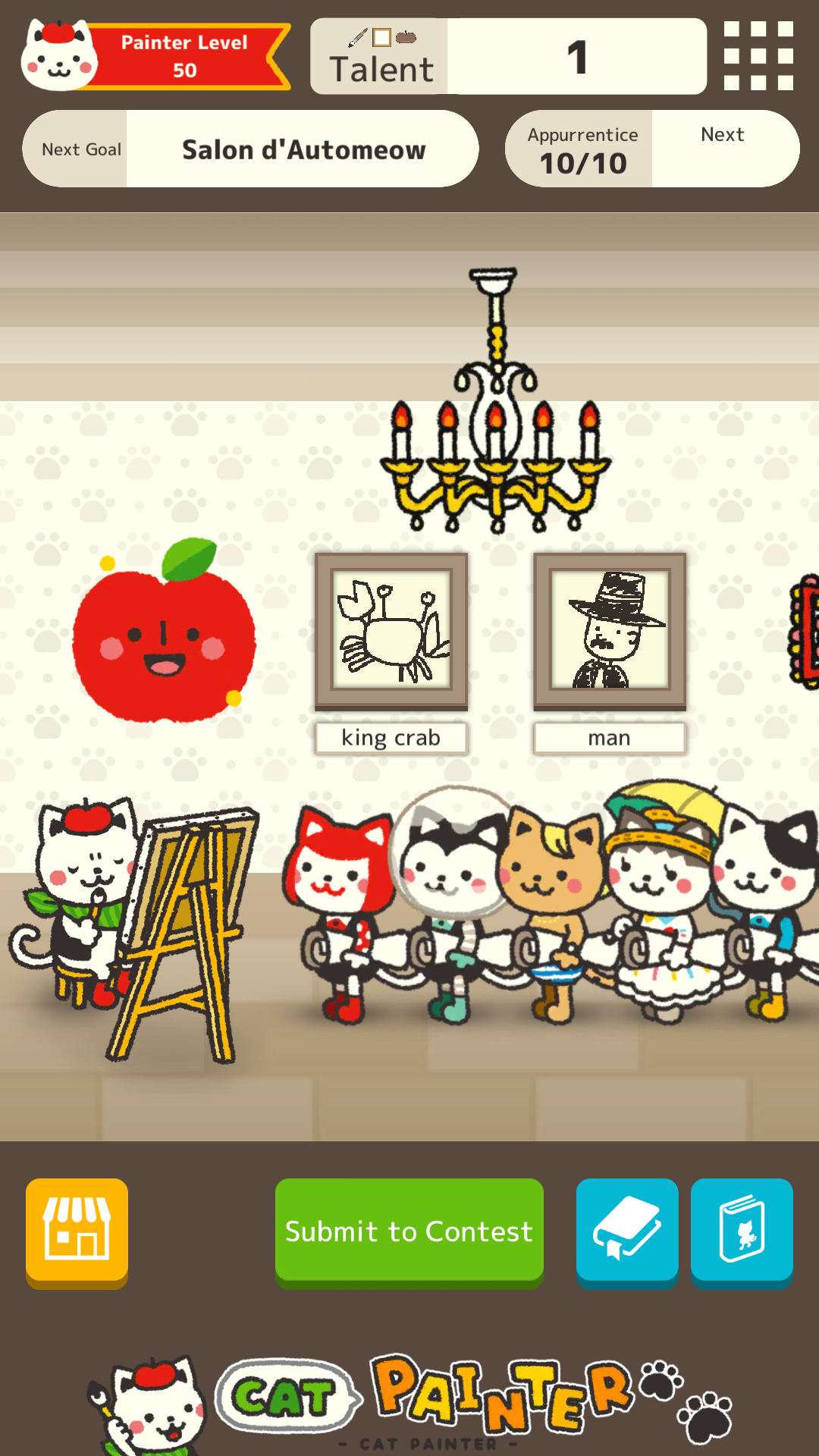 Cat Painter Game Screenshot
