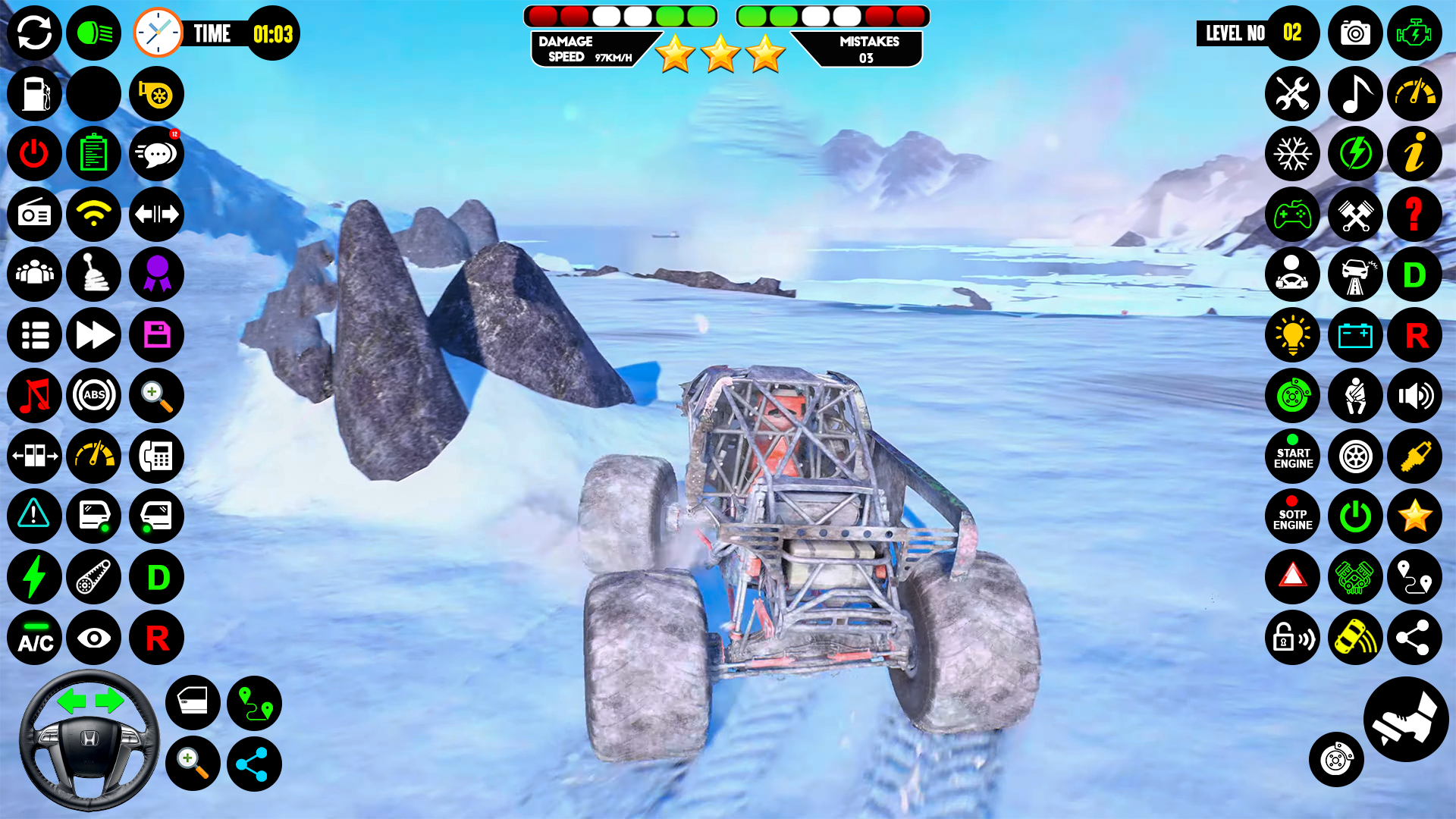 Extreme Monster Truck Driving ภาพหน้าจอเกม
