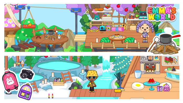 Emma's World - Town & Family Game Screenshot