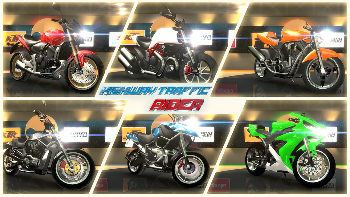 Captura de Tela do Jogo Highway Traffic Rider