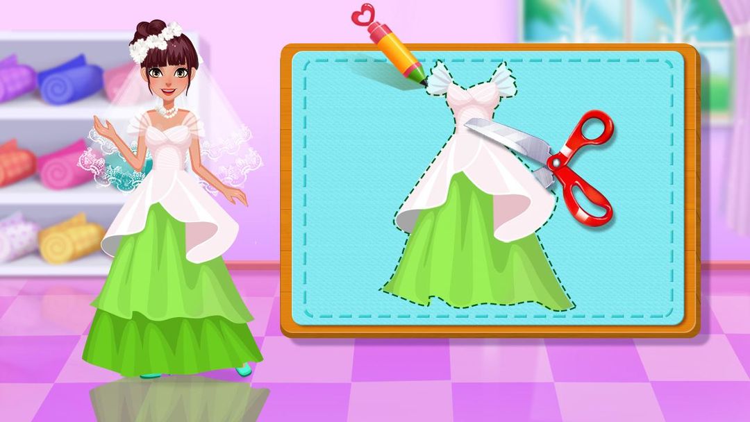 婚紗裁縫2 - 公主婚禮倒計時遊戲截圖