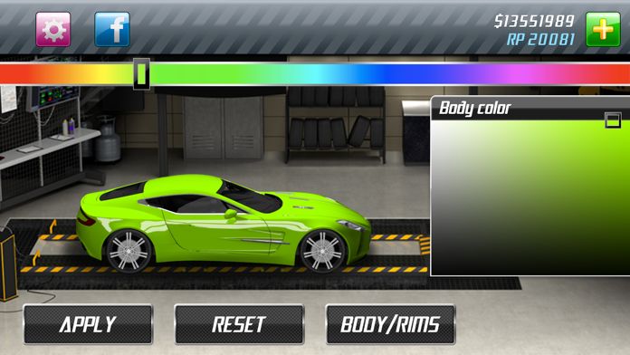 Screenshot of Drag Racing Classic
