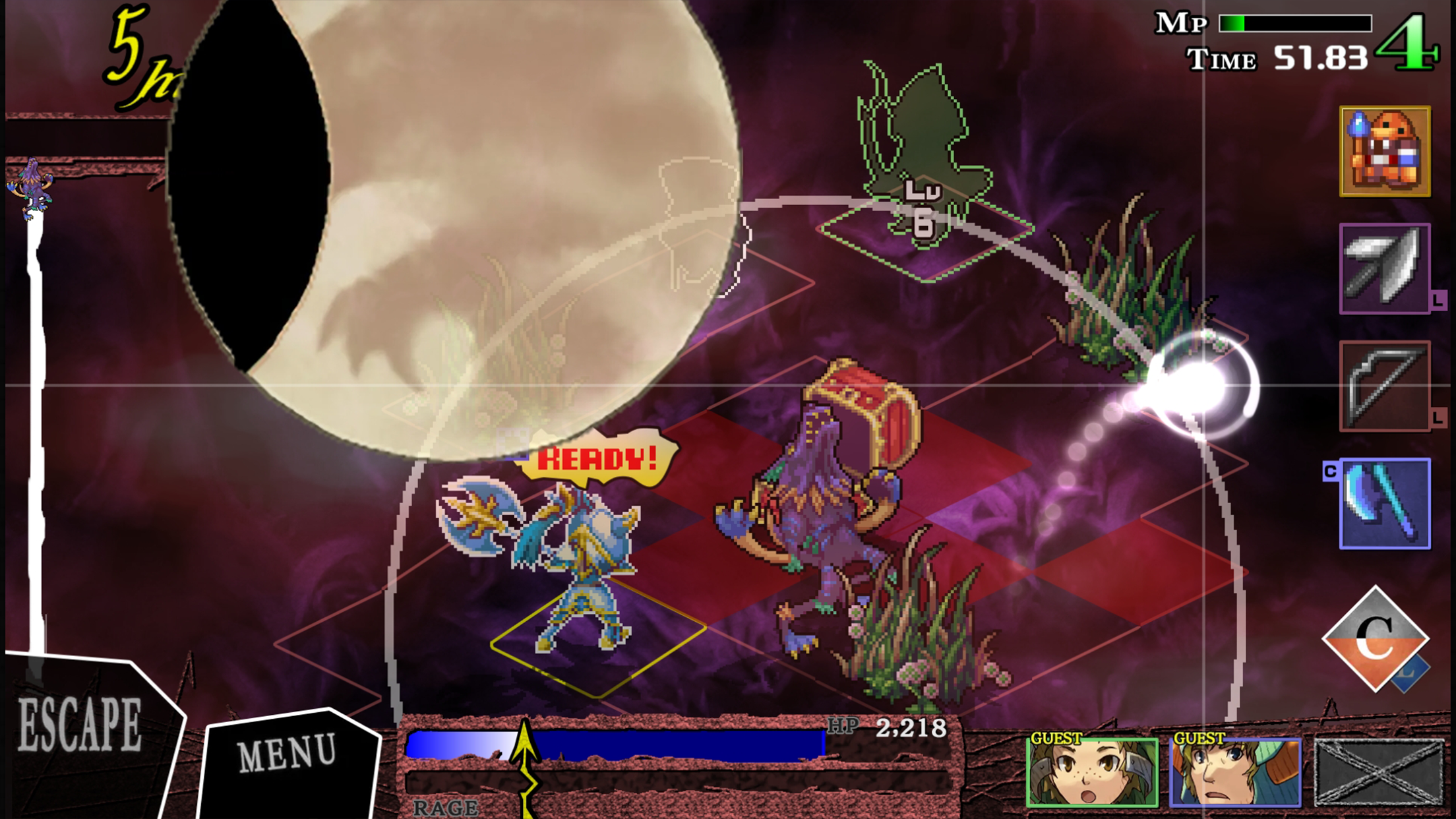 Knights In The Nightmare Game Screenshot