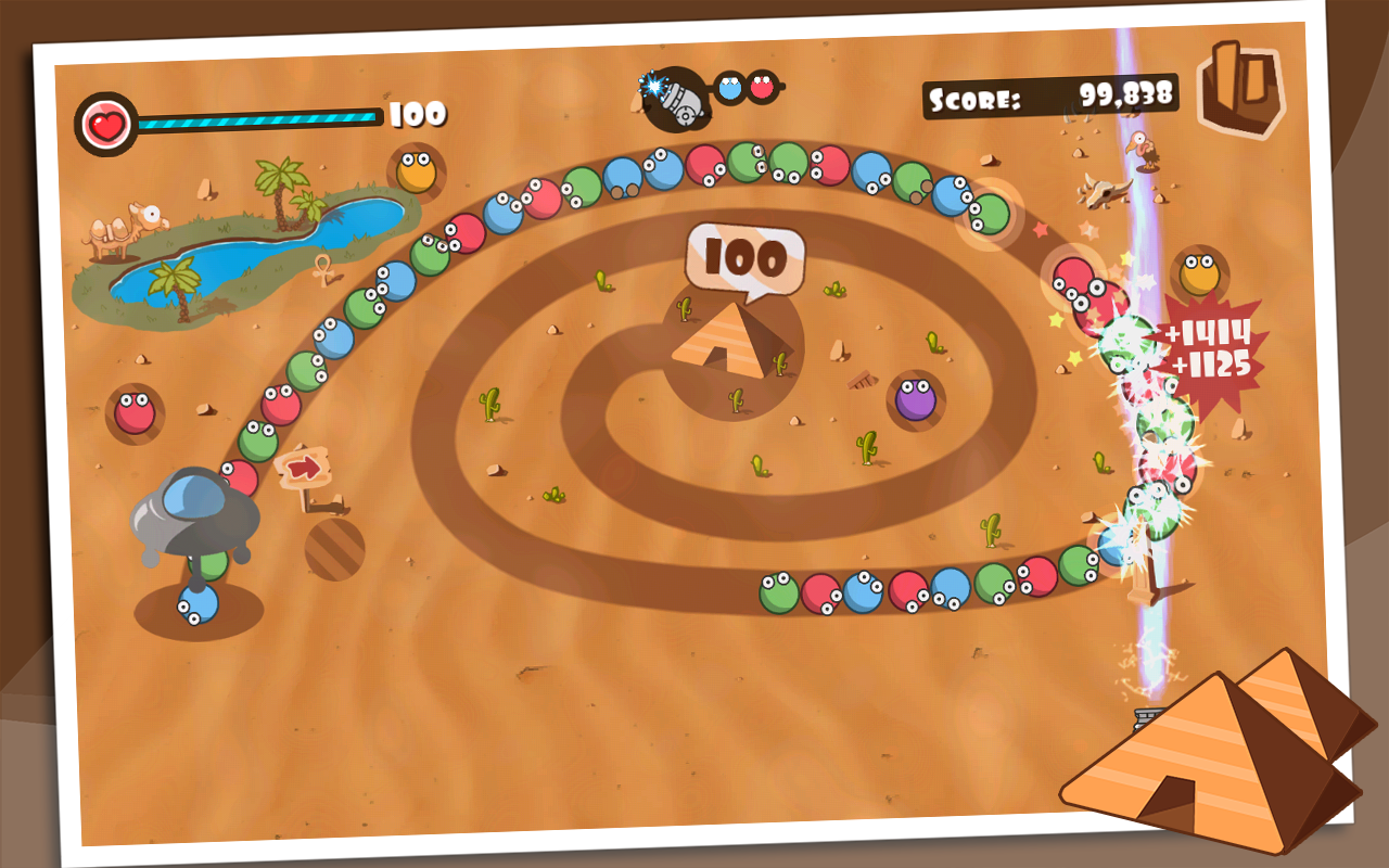 Bubble Blast Marbles Game Screenshot