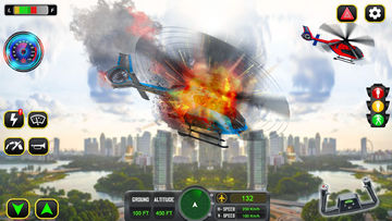 Gunship Air Combat Helicopter Game Screenshot