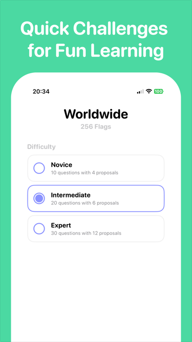 FlagsGuessr - World Flags Quiz ゲームのスクリーンショット