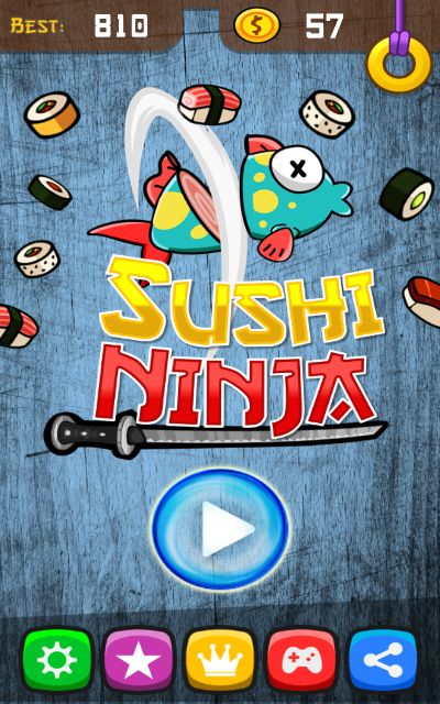 Sushi Ninja ภาพหน้าจอเกม