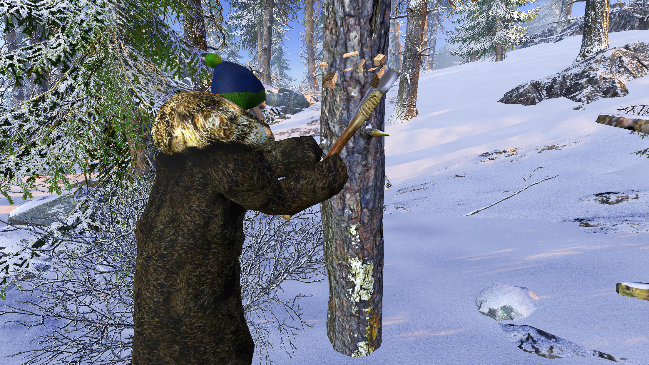 Frozen City Survival Simulator Game Screenshot