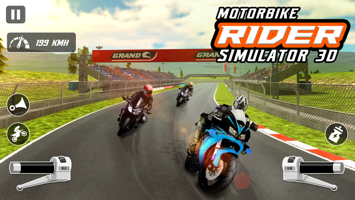 Motorbike Rider 3D Simulator Game Screenshot
