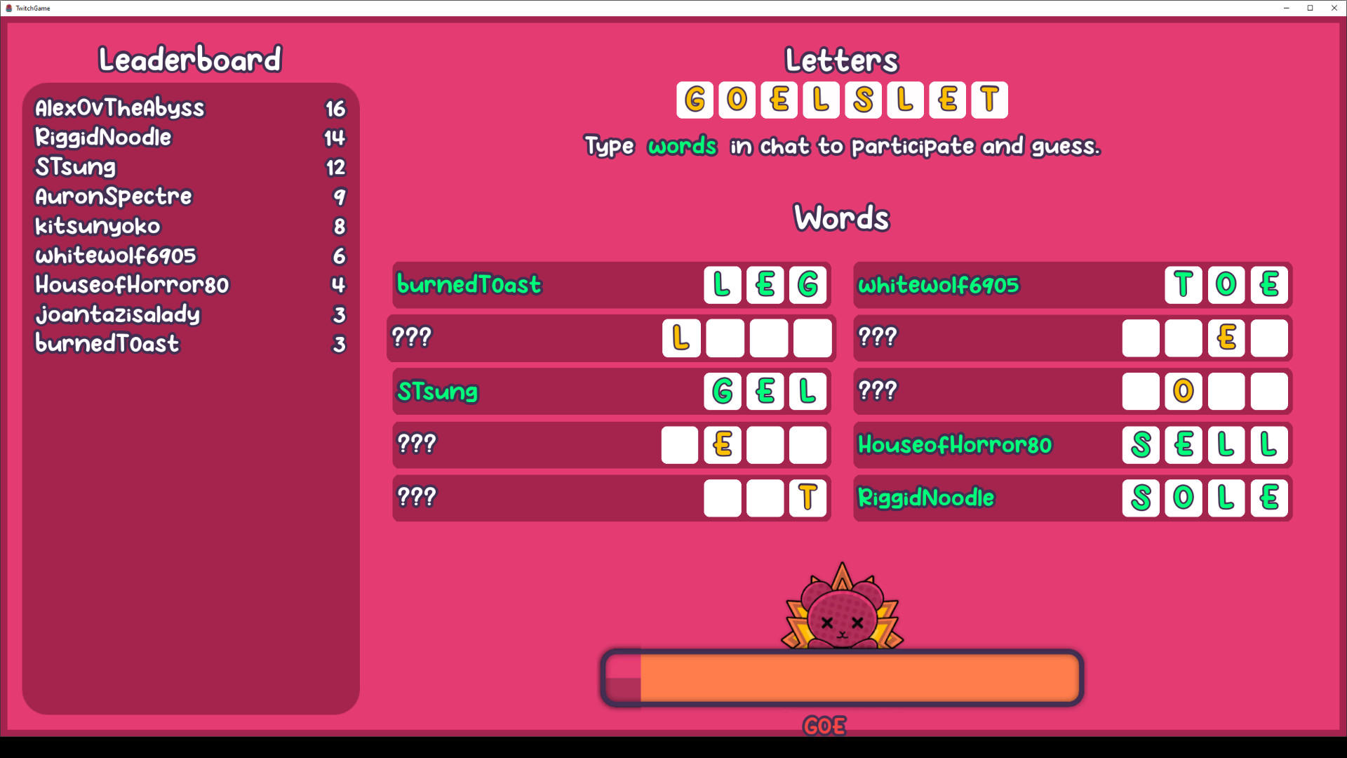 Screenshot of Boom Bears on Stream